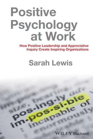 Cover of Positive Psychology at Work