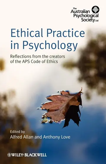 Cover of Ethical Practice in Psychology