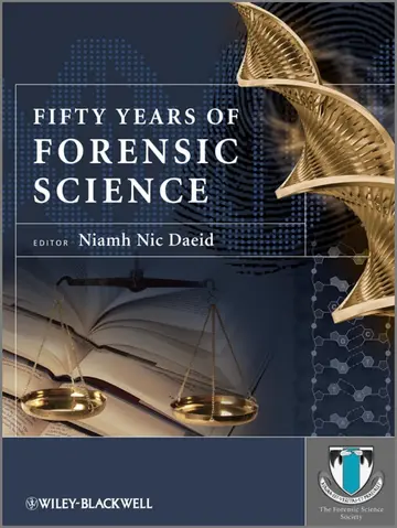 Cover of Fifty Years of Forensic Science - A Commentary