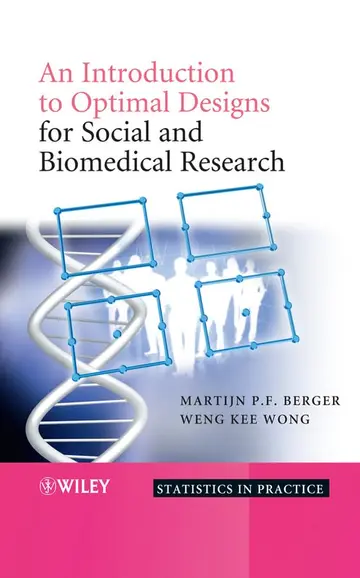 Cover of An Introduction to Optimal Designs for Social and Biomedical Research