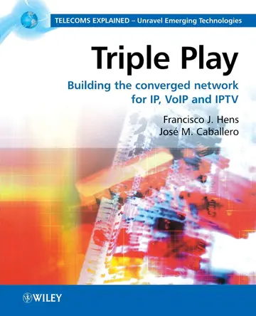 Cover of Triple Play Building the Converged Network for IP, VoIP and IPTV