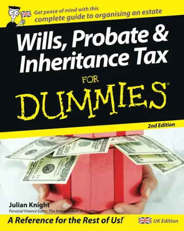 Cover of Wills, Probate, and Inheritance Tax for Dummies, 2Nd Uk Edition