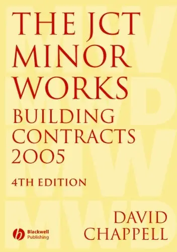 Cover of The Jct Minor Works Building Contracts 2005