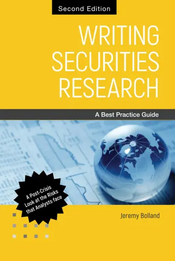 Cover of Writing Securities Research