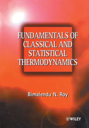 Cover of Fundamentals of Classical and Statistical Thermodynamics