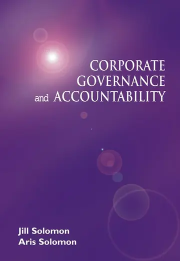 Cover of Corporate Governance and Accountability