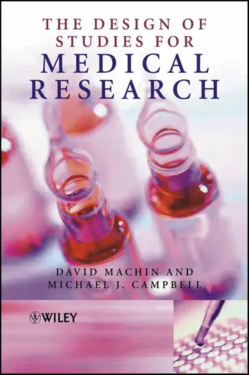 Cover of Design of Studies for Medical Research