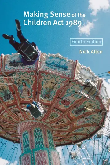 Cover of Making Sense of the Children Act 1989