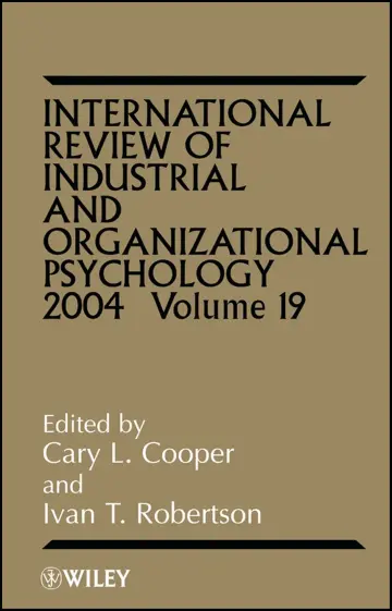 Cover of International Review of Industrial and Organizational Psychology 2004 V19