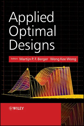 Cover of Applied Optimal Designs