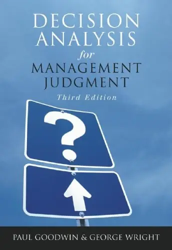 Cover of Decision Analysis for Management Judgment