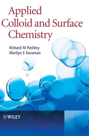 Cover of Applied Colloid and Surface Chemistry