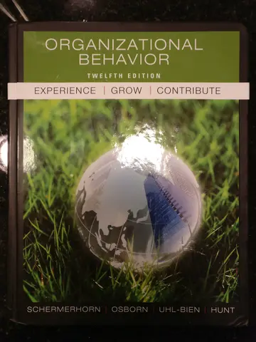 Cover of Organizational Behavior