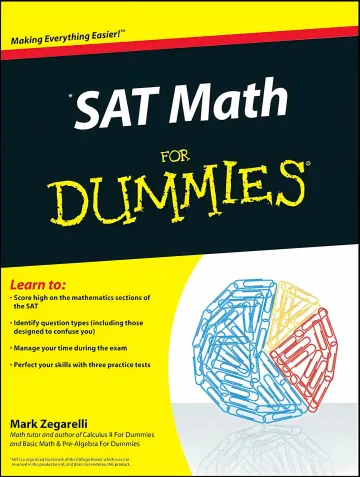 Cover of SAT Math for Dummies