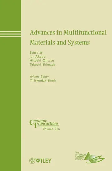 Cover of Advances in Multifunctional Materials and Systems