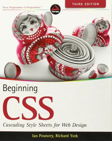 Cover of Beginning CSS