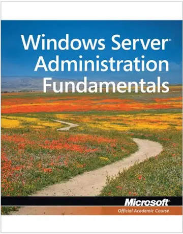 Cover of Windows Server Administration Fundamentals, Exam 98-365
