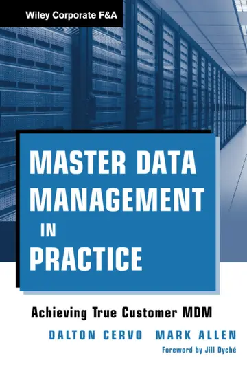 Cover of Master Data Management in Practice