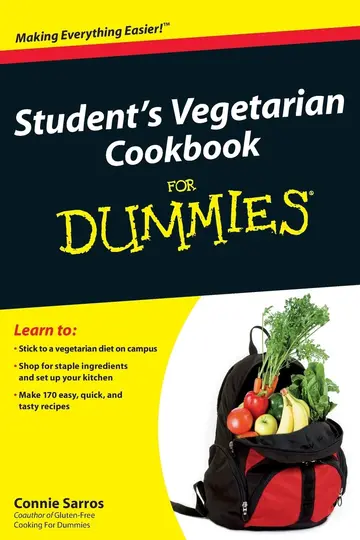 Cover of Student's Vegetarian Cookbook for Dummies