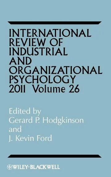 Cover of International Review of Industrial and Organizational Psychology 2011, Volume 26