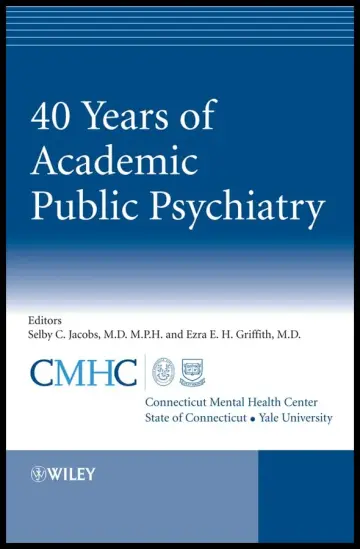 Cover of 40 Years of Academic Public Psychiatry