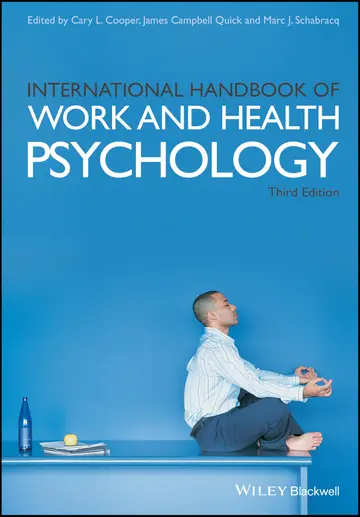 Cover of International Handbook of Work and Health Psychology