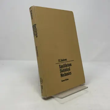 Cover of Equilibrium Statistical Mechanics