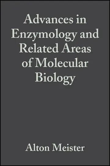 Cover of Advances in Enzymology