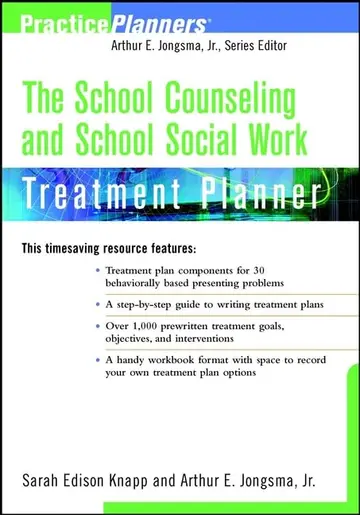 Cover of The School Counseling and School Social Work Treatment Planner