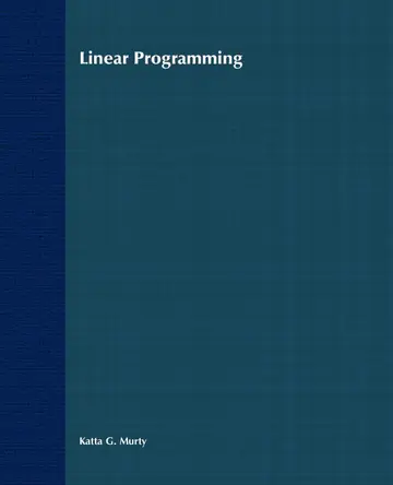 Cover of Linear Programming
