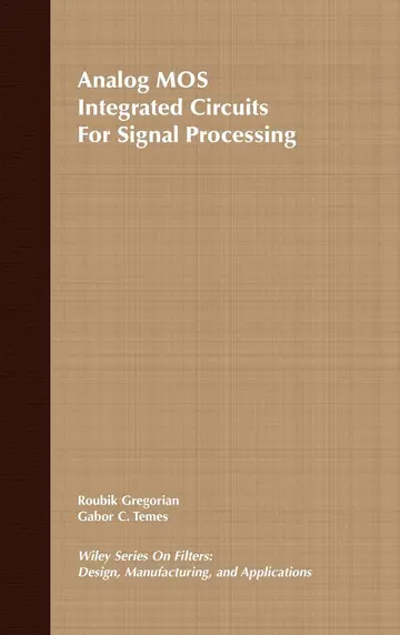 Cover of Analog Mos Integrated Circuits for Signal Processing