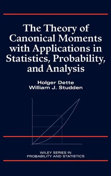 Cover of The Theory of Canonical Moments with Applications in Statistics, Probability and Analysis