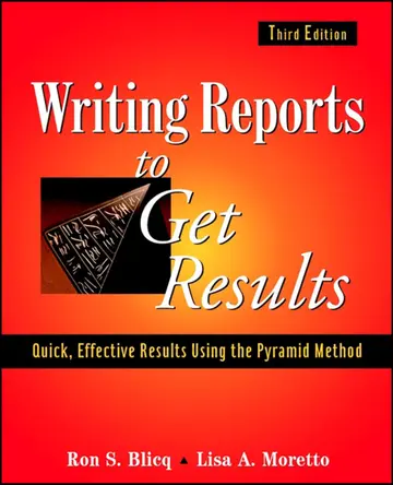 Cover of Writing Reports to Get Results