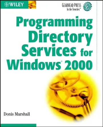 Cover of Programming Directory Services for Windows® 2000