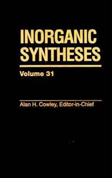 Cover of Inorganic Syntheses