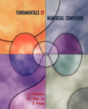 Cover of Fundamentals of Numerical Computing