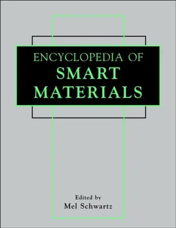 Cover of Encyclopedia of Smart Materials, 2 Volume Set