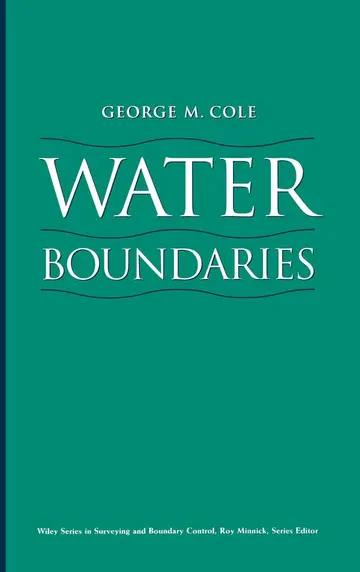Cover of Water Boundaries
