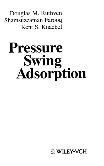 Cover of Pressure Swing Adsorption