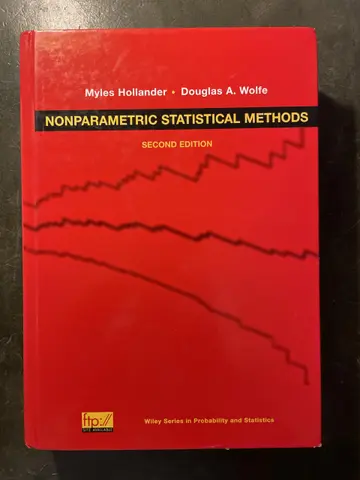 Cover of Nonparametric Statistical Methods