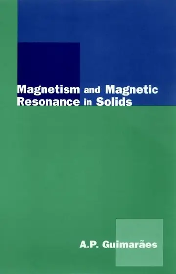 Cover of Magnetism and Magnetic Resonance in Solids