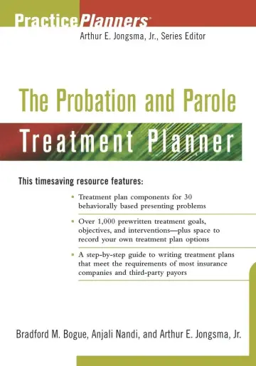 Cover of The Probation and Parole Treatment Planner