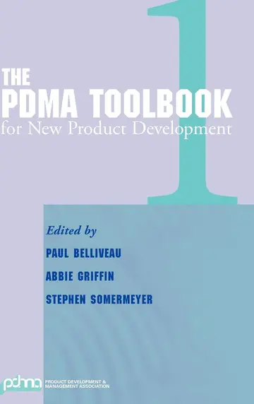 Cover of The PDMA Toolbook 1 for New Product Development