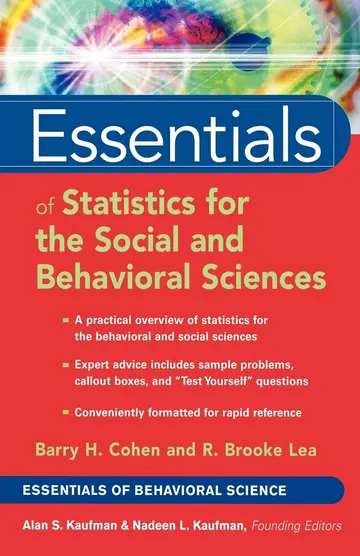 Cover of Essentials of Statistics for the Social and Behavioral Sciences