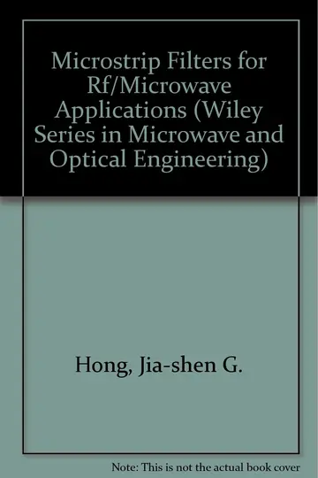 Cover of Microstrip Filters for Rf/Microwave Applications