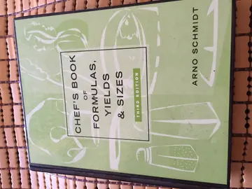 Cover of Chef's Book of Formulas, Yields, and Sizes