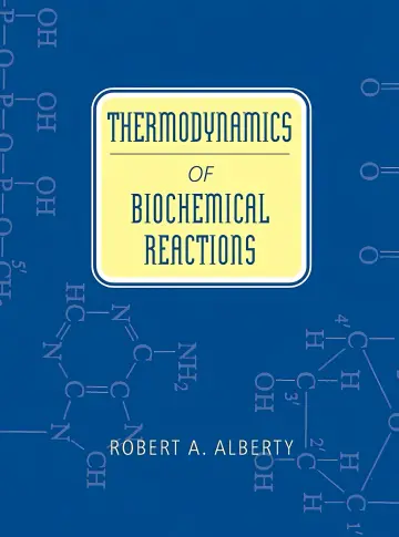 Cover of Thermodynamics of Biochemical Reactions