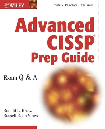 Cover of Advanced CISSP Prep Guide