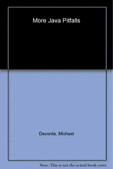 Cover of More JavaTM Pitfalls