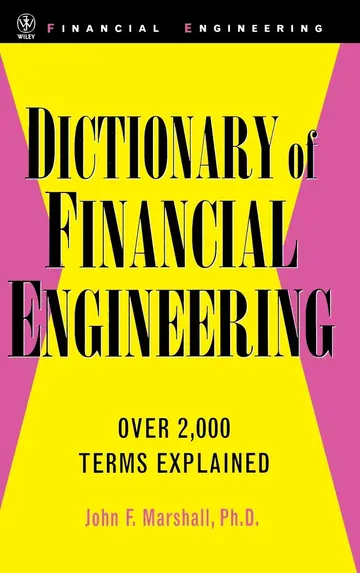 Cover of Dictionary of Financial Engineering